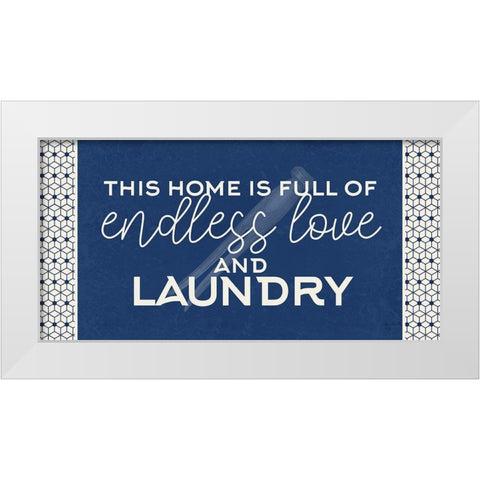 Endless Love White Modern Wood Framed Art Print by Allen, Kimberly