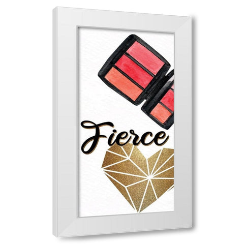 Diva 2 White Modern Wood Framed Art Print by Allen, Kimberly