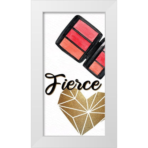 Diva 2 White Modern Wood Framed Art Print by Allen, Kimberly