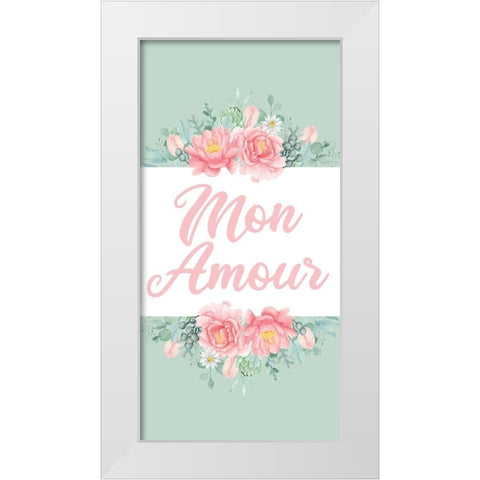 Mint Paris 2 White Modern Wood Framed Art Print by Allen, Kimberly