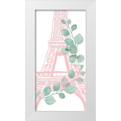 Mint Paris 3 White Modern Wood Framed Art Print by Allen, Kimberly