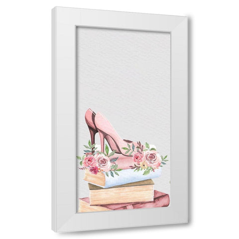 Pink Scent 2 V2 White Modern Wood Framed Art Print by Allen, Kimberly