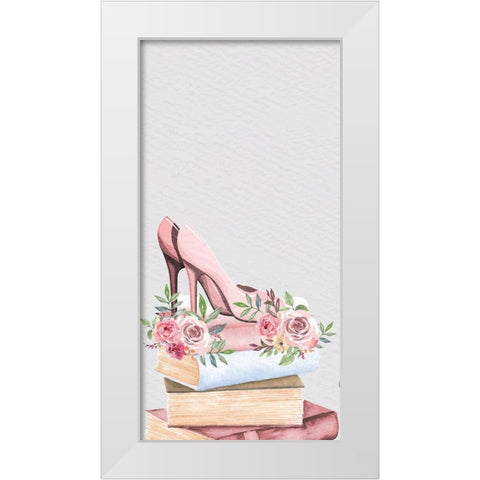 Pink Scent 2 V2 White Modern Wood Framed Art Print by Allen, Kimberly