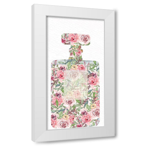 Pink Scent 3 White Modern Wood Framed Art Print by Allen, Kimberly