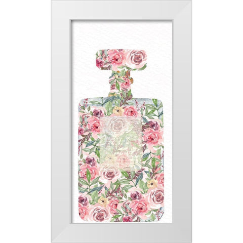 Pink Scent 3 White Modern Wood Framed Art Print by Allen, Kimberly