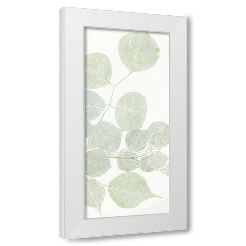 Soft Leaves 3 White Modern Wood Framed Art Print by Allen, Kimberly