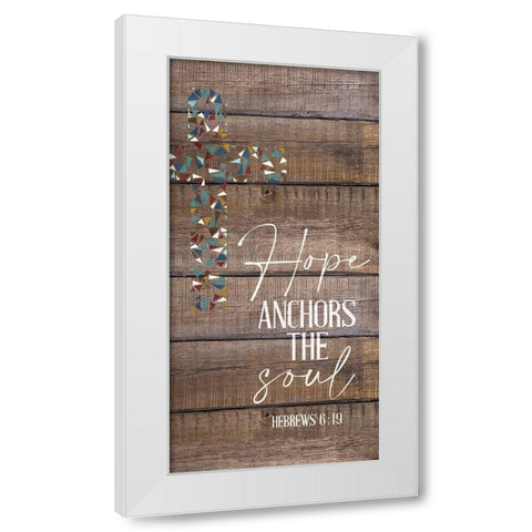 Have Faith 4 White Modern Wood Framed Art Print by Allen, Kimberly