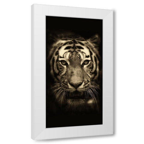 All Things 1 White Modern Wood Framed Art Print by Allen, Kimberly