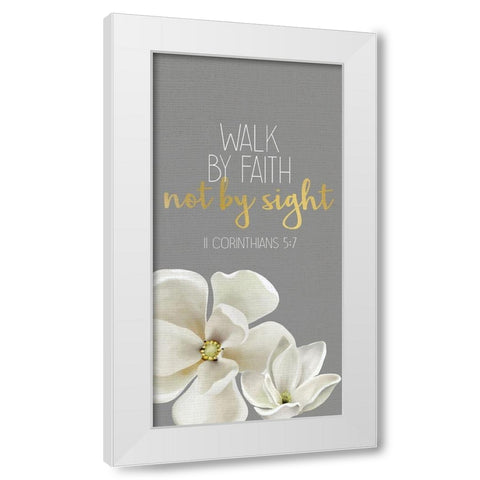 Be Still my Soul 1 White Modern Wood Framed Art Print by Allen, Kimberly
