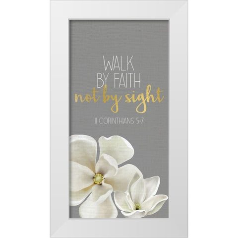 Be Still my Soul 1 White Modern Wood Framed Art Print by Allen, Kimberly