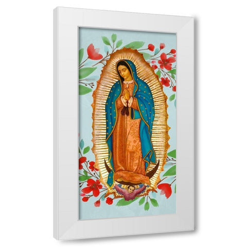 In Love 1 White Modern Wood Framed Art Print by Allen, Kimberly