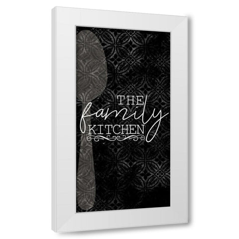 Family Kitchen 1 White Modern Wood Framed Art Print by Allen, Kimberly