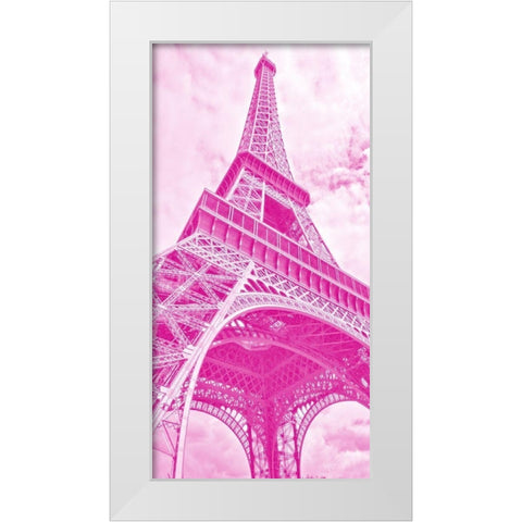 Paris Peonies 1 White Modern Wood Framed Art Print by Allen, Kimberly