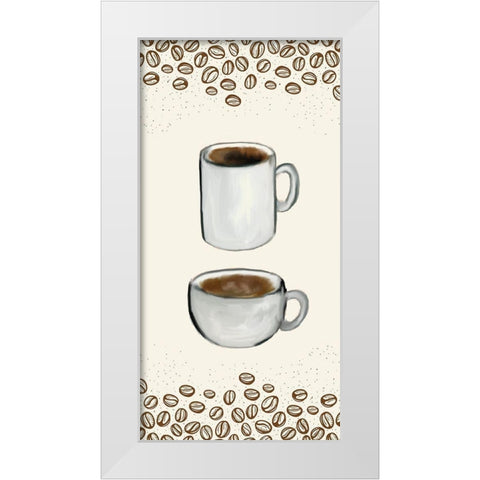 Rise 1 White Modern Wood Framed Art Print by Allen, Kimberly