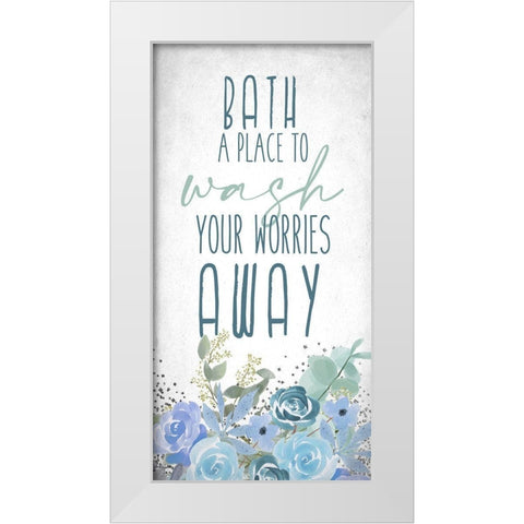 A Place 1 V2 White Modern Wood Framed Art Print by Allen, Kimberly