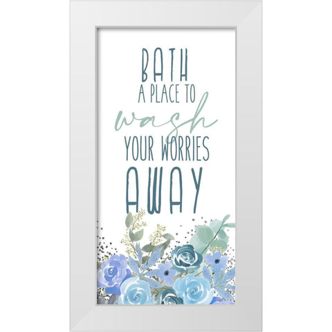 A Place 1 White Modern Wood Framed Art Print by Allen, Kimberly