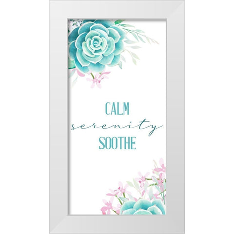 Relax Recharge 6 White Modern Wood Framed Art Print by Allen, Kimberly