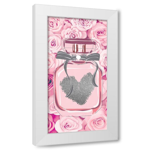 Perfume Roses White Modern Wood Framed Art Print by Allen, Kimberly