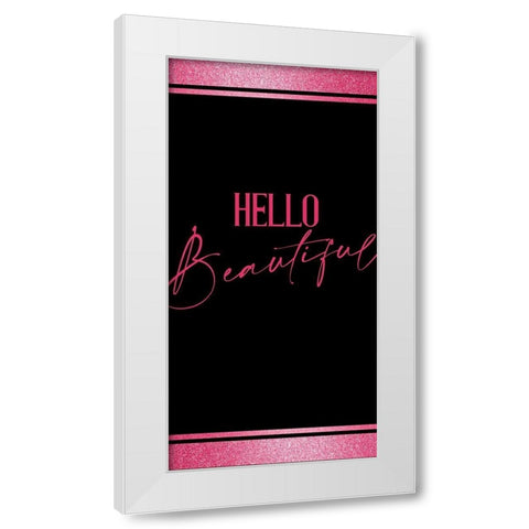 _Amazing Beautiful 1 White Modern Wood Framed Art Print by Allen, Kimberly