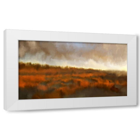 Marshland White Modern Wood Framed Art Print by Allen, Kimberly