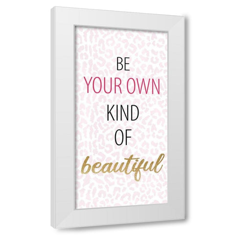 Believe Sparkle 6 White Modern Wood Framed Art Print by Allen, Kimberly