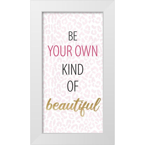 Believe Sparkle 6 White Modern Wood Framed Art Print by Allen, Kimberly