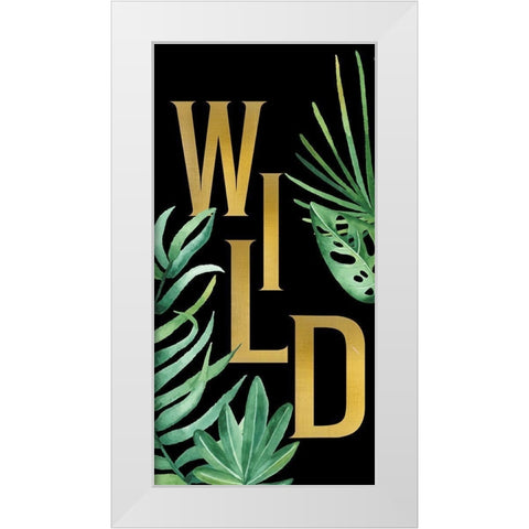 Wild 1 White Modern Wood Framed Art Print by Allen, Kimberly
