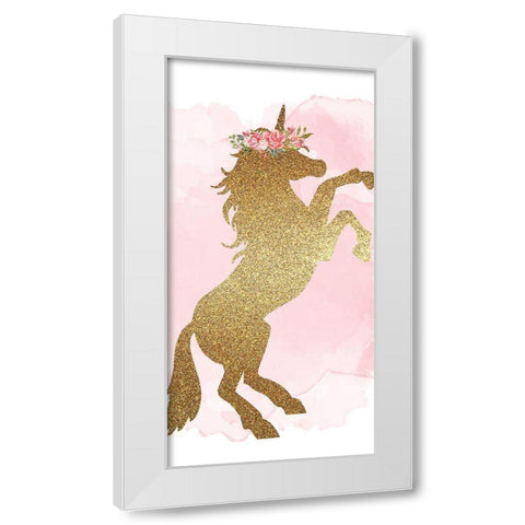 Believe in Magic 1 White Modern Wood Framed Art Print by Allen, Kimberly