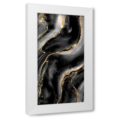 Just a Girl 1 White Modern Wood Framed Art Print by Allen, Kimberly