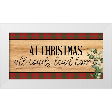 Twas the Night White Modern Wood Framed Art Print by Allen, Kimberly