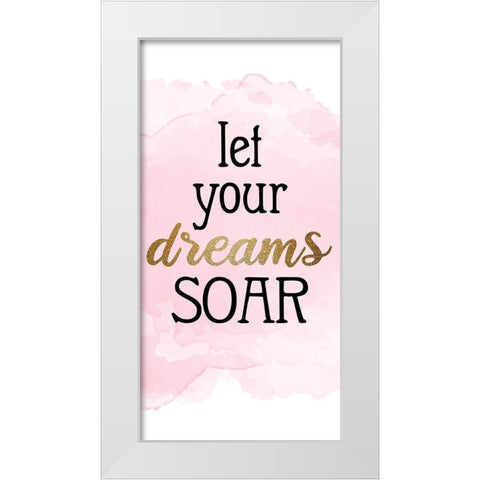 Butterfly Soar 1 White Modern Wood Framed Art Print by Allen, Kimberly