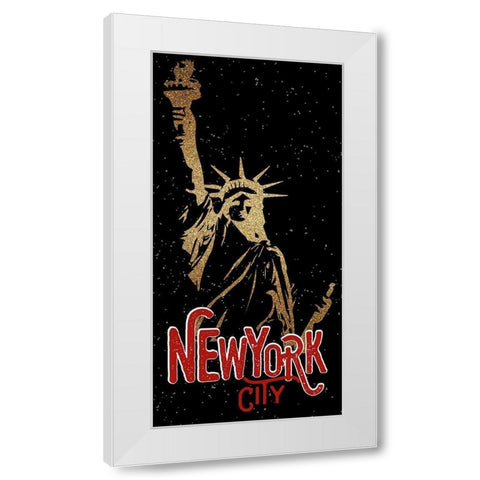 From NY 1 White Modern Wood Framed Art Print by Allen, Kimberly