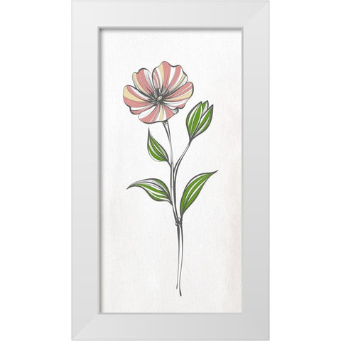 Spring Panel 2 White Modern Wood Framed Art Print by Allen, Kimberly