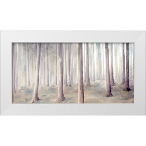 Forest Dreams White Modern Wood Framed Art Print by Allen, Kimberly
