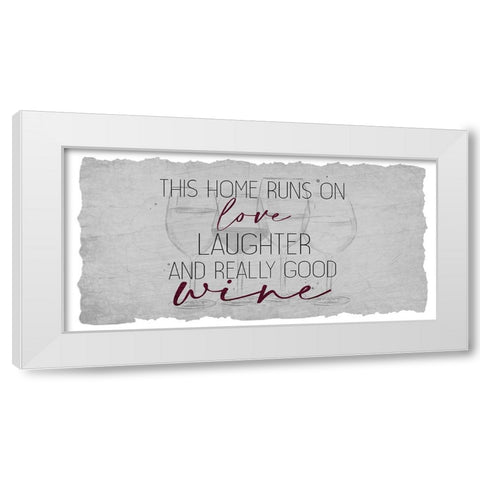 Really Good Wine White Modern Wood Framed Art Print by Allen, Kimberly