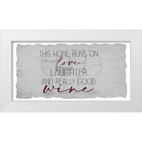 Really Good Wine White Modern Wood Framed Art Print by Allen, Kimberly