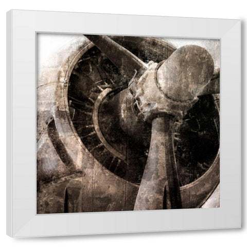 Tarnished Aircraft White Modern Wood Framed Art Print by Allen, Kimberly