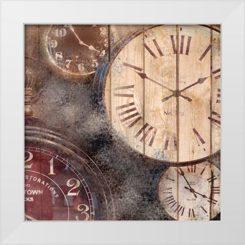 In Time 2 White Modern Wood Framed Art Print by Allen, Kimberly