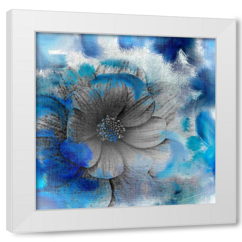 Blooming White Modern Wood Framed Art Print by Allen, Kimberly