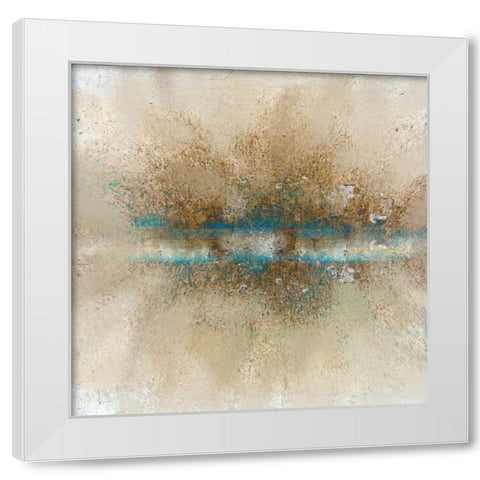 Burst 1 White Modern Wood Framed Art Print by Allen, Kimberly