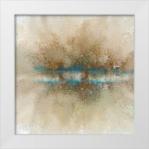 Burst 1 White Modern Wood Framed Art Print by Allen, Kimberly