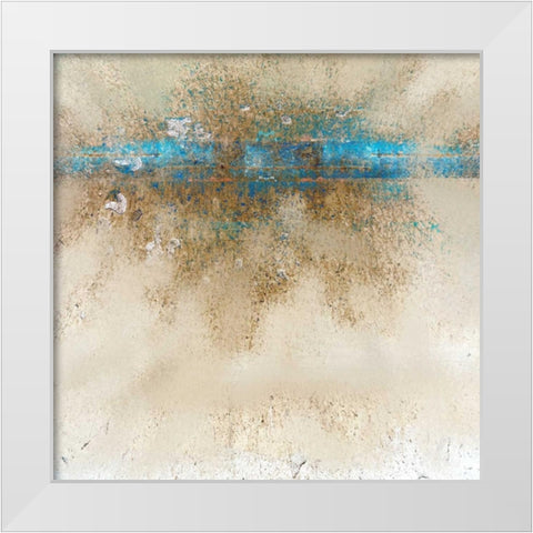 Burst 2 White Modern Wood Framed Art Print by Allen, Kimberly