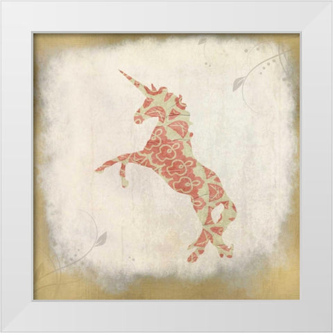 In Pink 2 White Modern Wood Framed Art Print by Allen, Kimberly