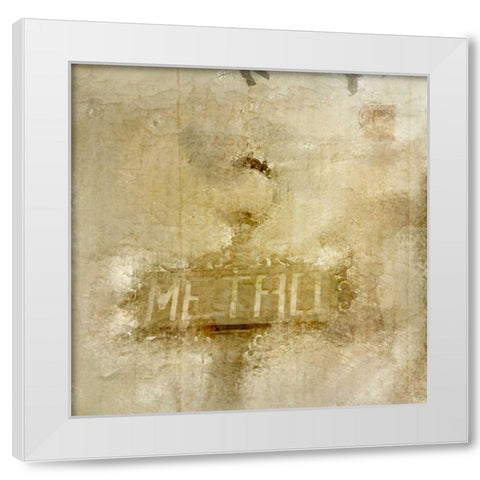 Metro White Modern Wood Framed Art Print by Allen, Kimberly