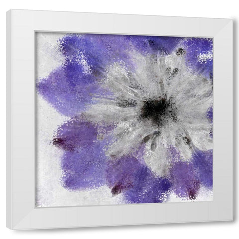 Navy Bloom 2 White Modern Wood Framed Art Print by Allen, Kimberly