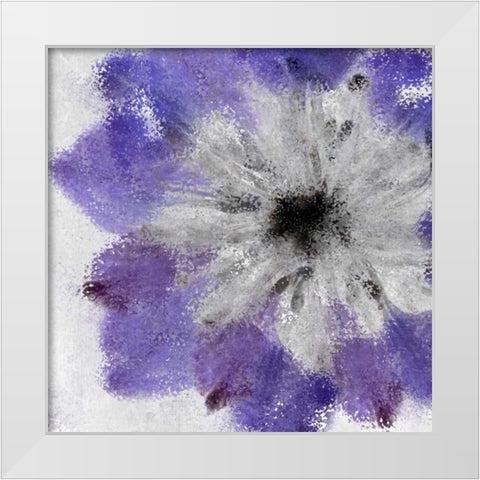 Navy Bloom 2 White Modern Wood Framed Art Print by Allen, Kimberly
