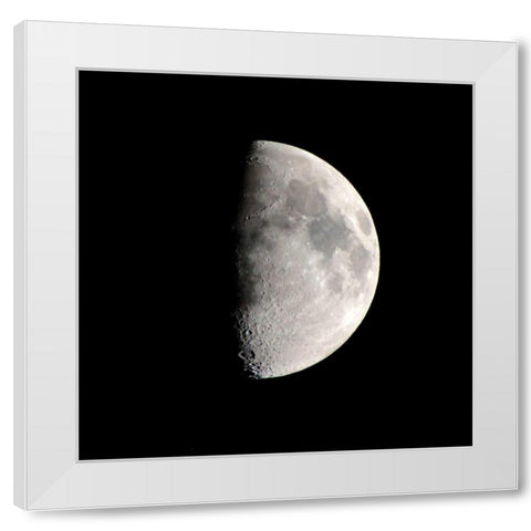 Half Moon White Modern Wood Framed Art Print by Allen, Kimberly