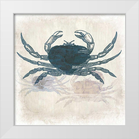 Crab Coast Vision White Modern Wood Framed Art Print by Allen, Kimberly