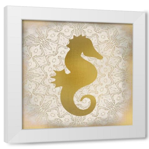 Ocean Dream in Gold 2 White Modern Wood Framed Art Print by Allen, Kimberly