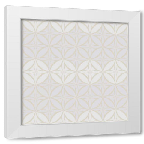 Hotel France Pattern 1 White Modern Wood Framed Art Print by Allen, Kimberly